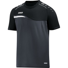 JAKO Sport T-shirt Competition 2.0 anthracite/black Boys